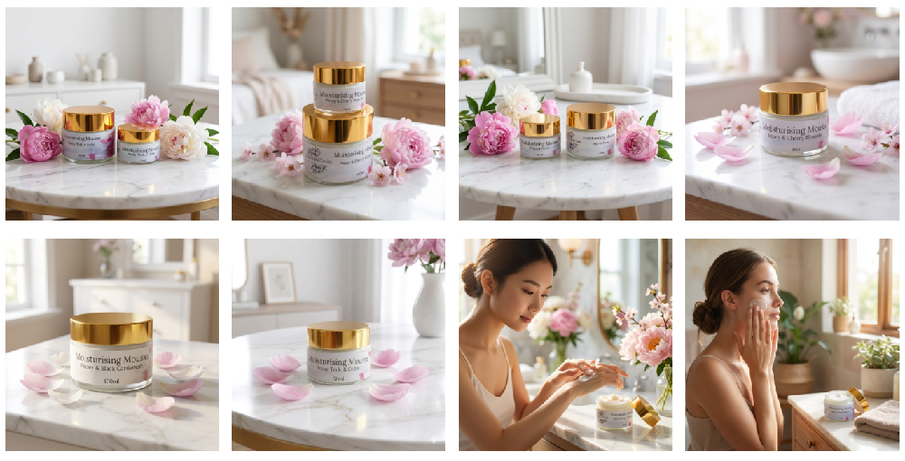 Moisturising Mousse Collage